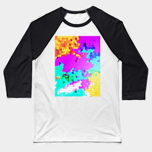 Abstract Mosaic 1 Baseball T-Shirt